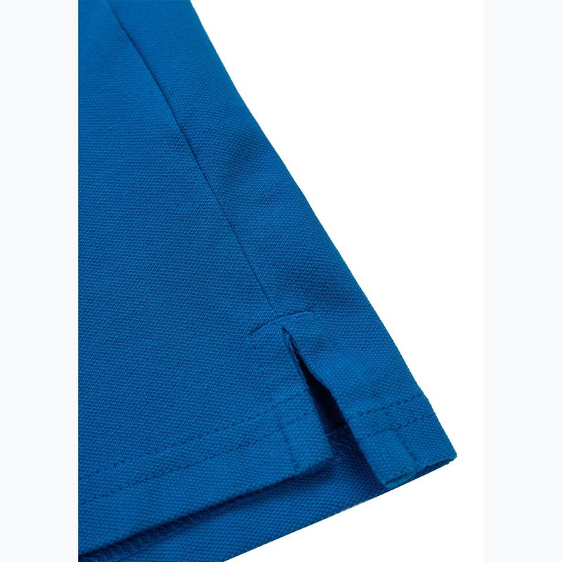 Koszulka polo męska Pitbull Polo Pique Stripes Regular royal blue 9