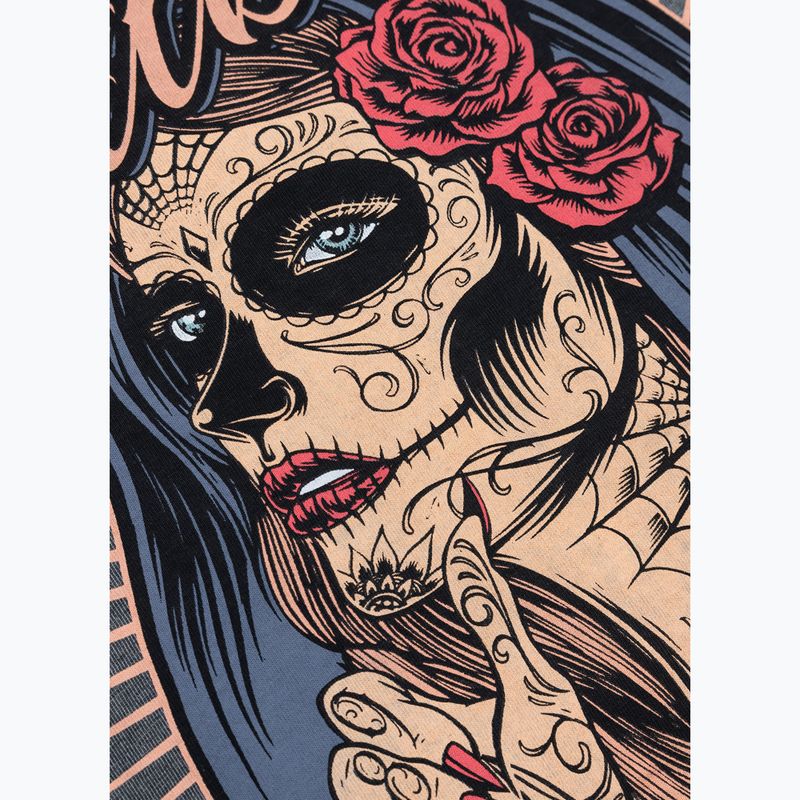 Koszulka damska Pitbull Santa Muerte graphite 6