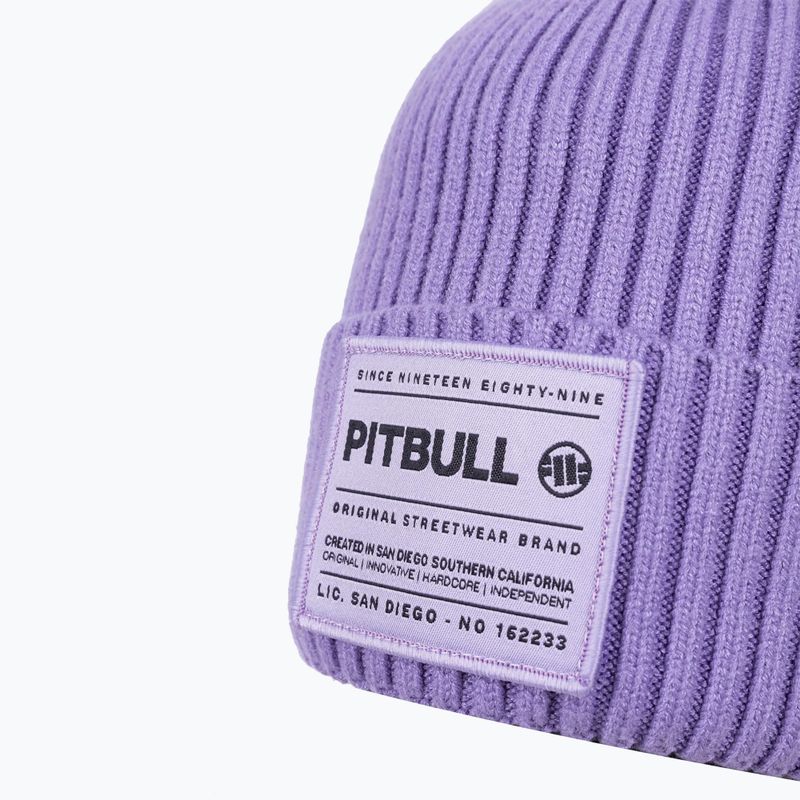 Czapka zimowa męska Pitbull Beanie Dock lilac 3