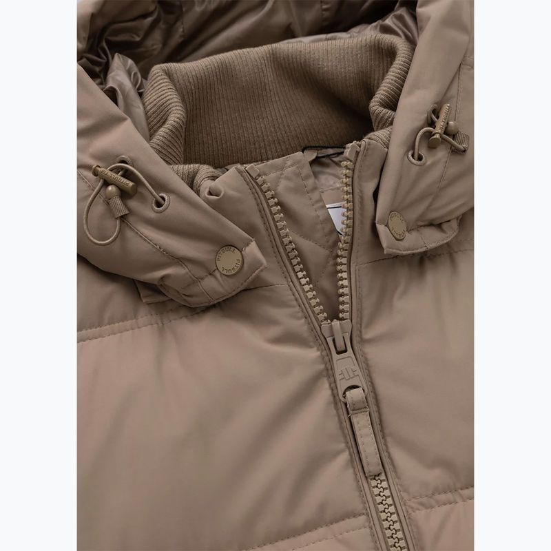 Kurtka zimowa męska Pitbull Duncan Quilted Hooded dark sand 4