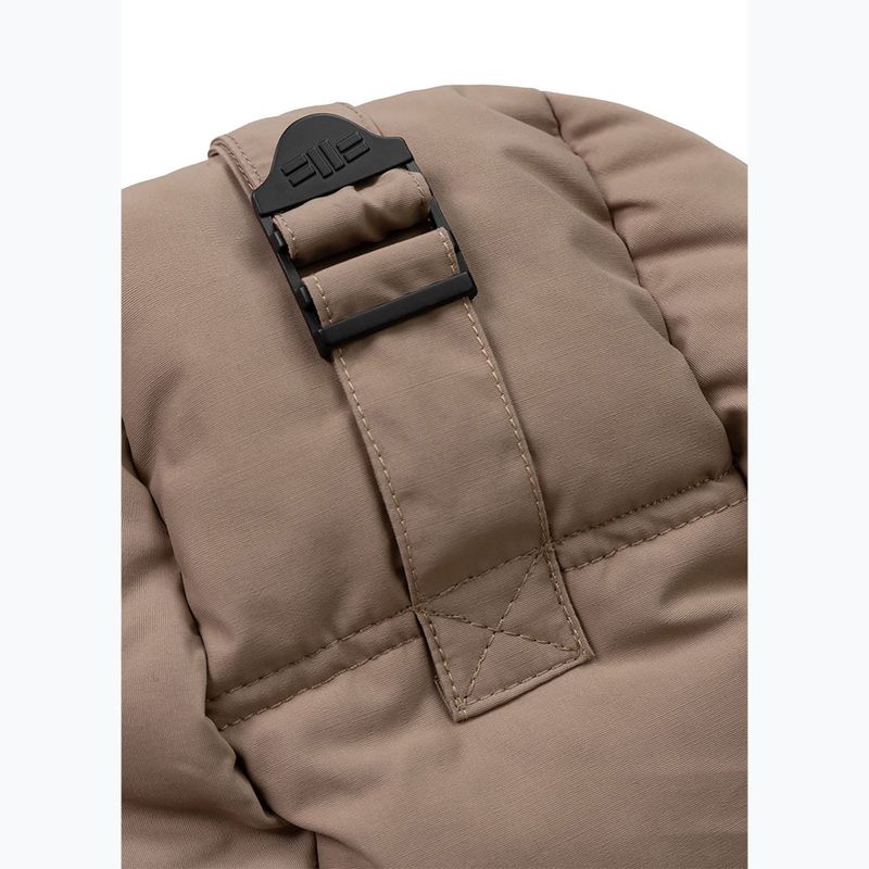 Kurtka zimowa męska Pitbull Duncan Quilted Hooded dark sand 7