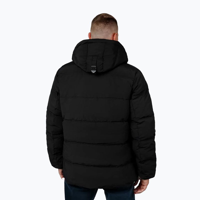 Kurtka zimowa męska Pitbull Duncan Quilted Hooded black 3