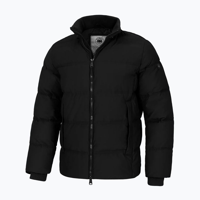 Kurtka zimowa męska Pitbull Duncan Quilted Hooded black 6