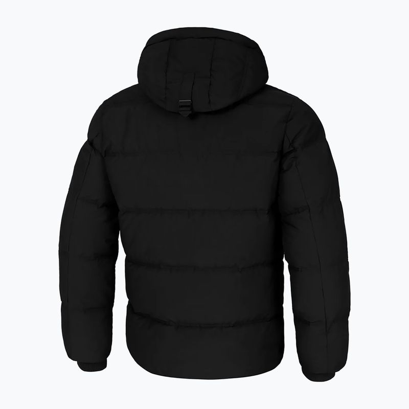 Kurtka zimowa męska Pitbull Duncan Quilted Hooded black 7