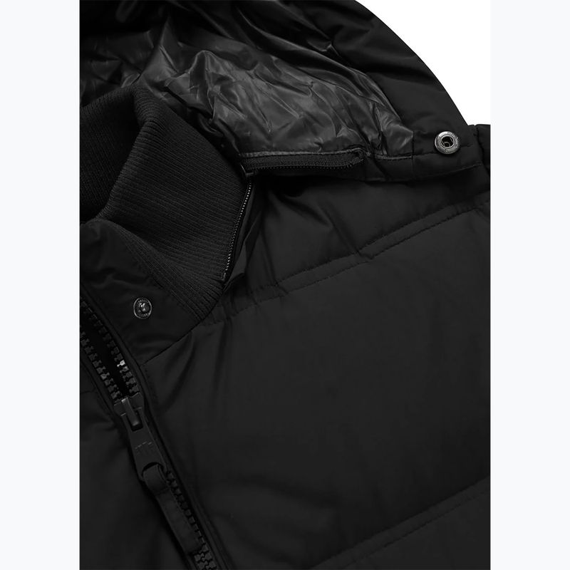 Kurtka zimowa męska Pitbull Duncan Quilted Hooded black 10