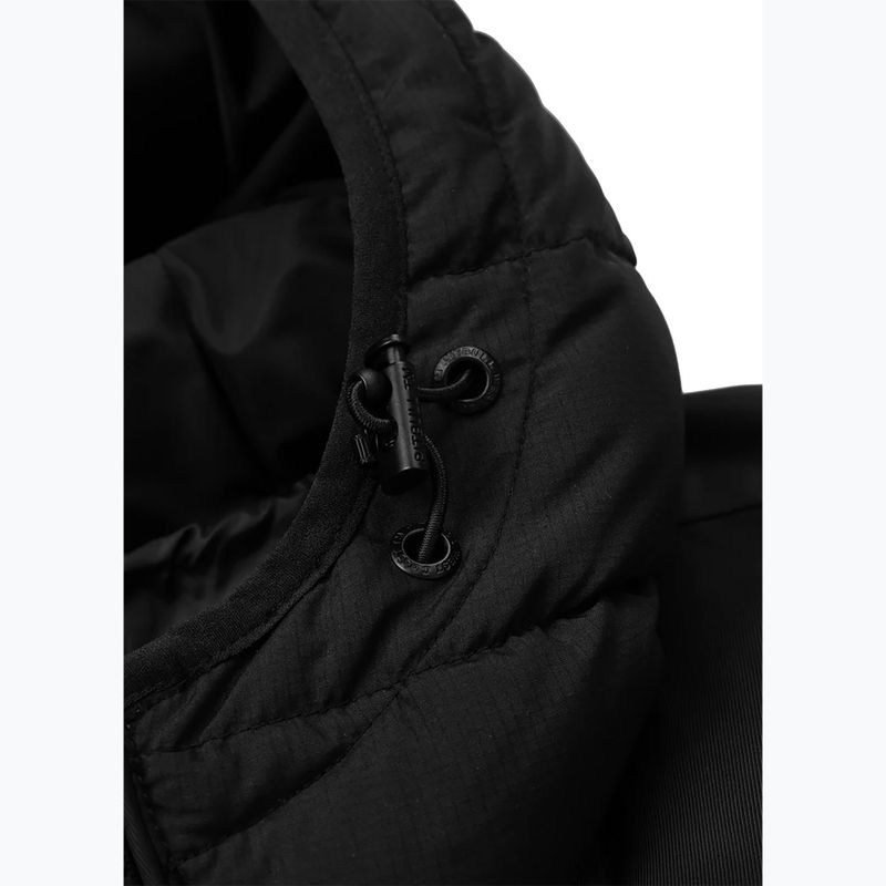 Kurtka zimowa męska Pitbull Dillon Quilted Hooded black 8