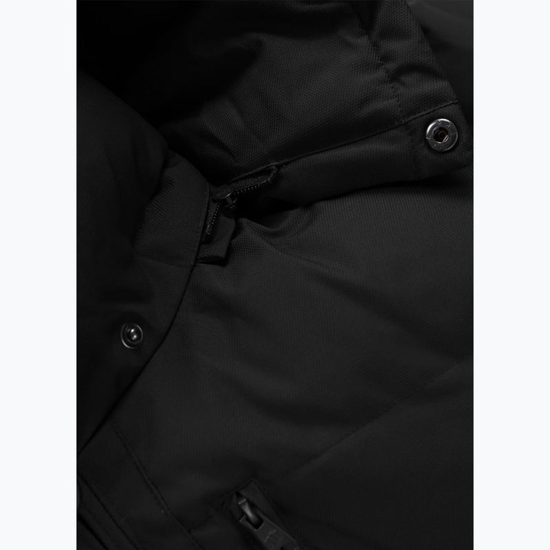 Kurtka zimowa męska Pitbull Patton Quilted Hooded black 9