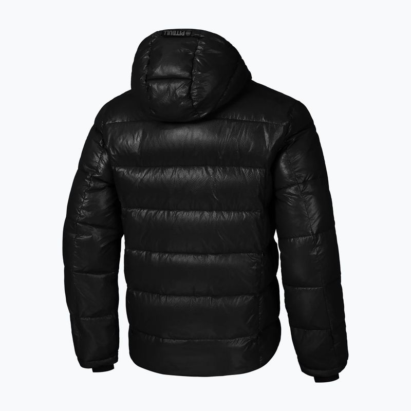 Kurtka zimowa męska Pitbull Pepperwood Ribstop Padded Hooded black 2