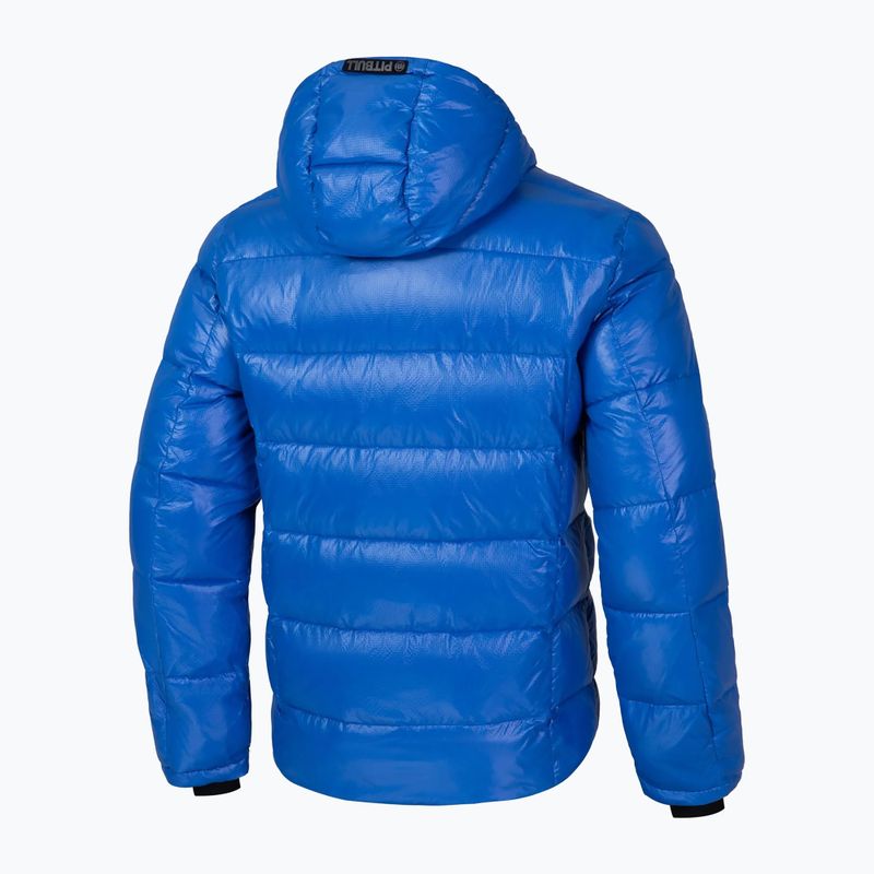 Kurtka zimowa męska Pitbull Pepperwood Ribstop Padded Hooded blue 2