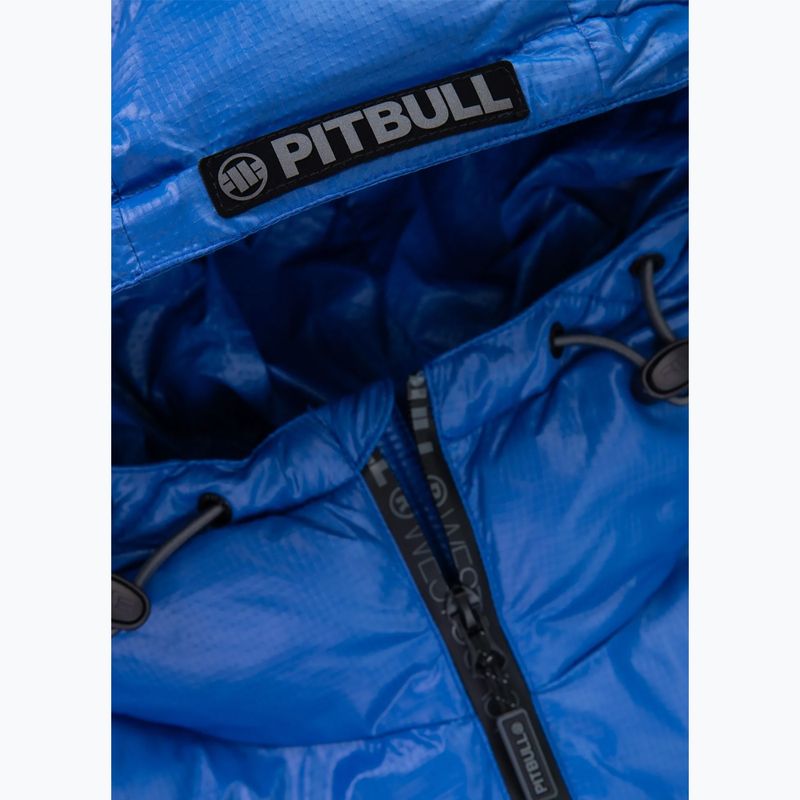 Kurtka zimowa męska Pitbull Pepperwood Ribstop Padded Hooded blue 5