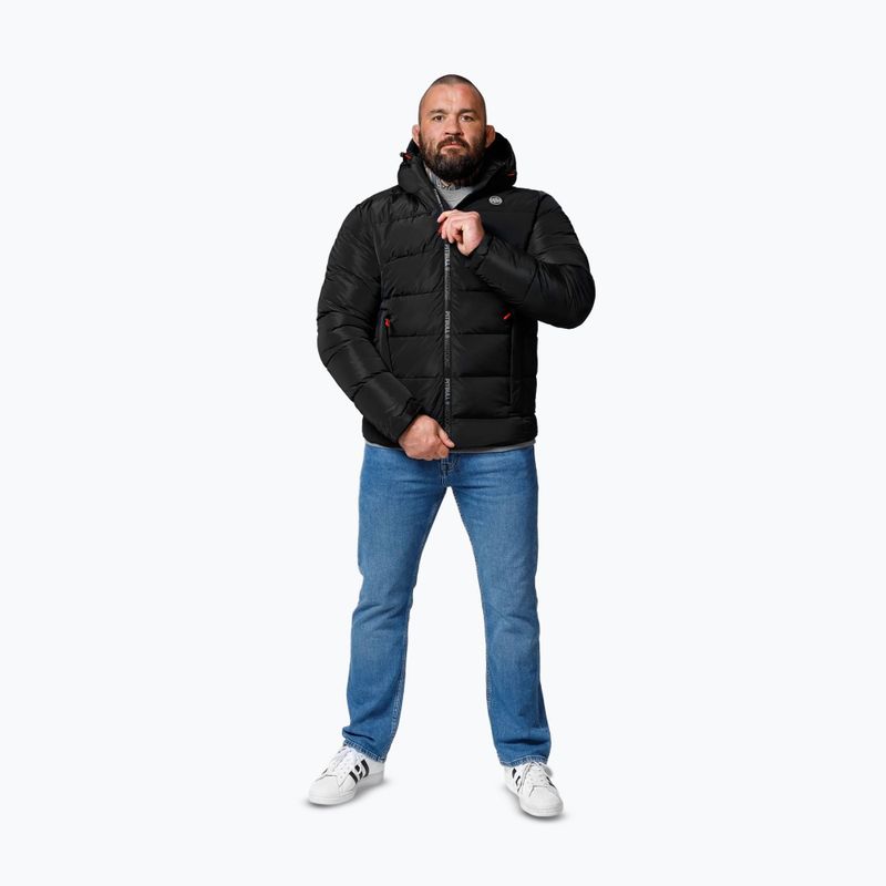 Kurtka zimowa męska Pitbull Airway 5 Padded Hooded black 3