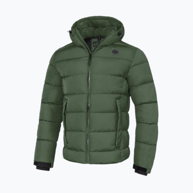 Kurtka zimowa męska Pitbull Airway 5 Padded Hooded olive