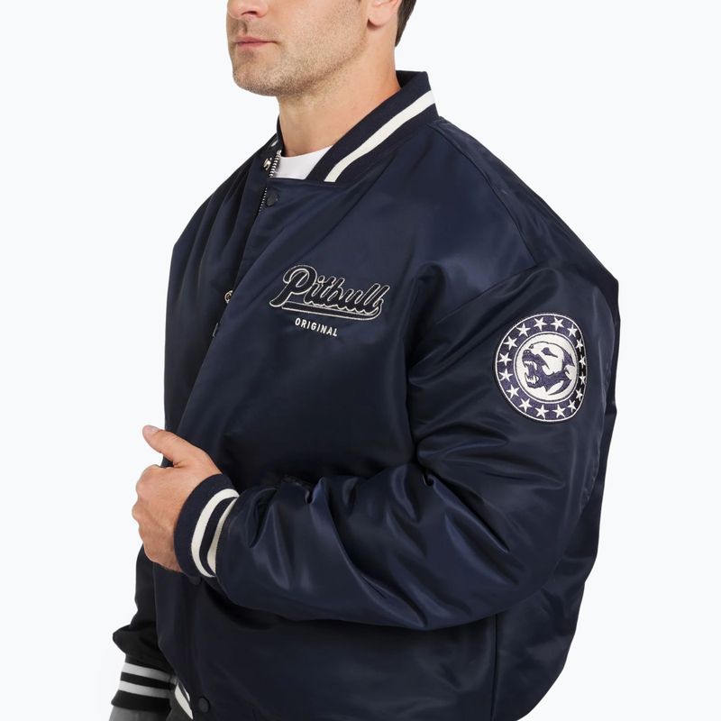 Kurtka męska Pitbull Seabridge Varsity dark navy 4