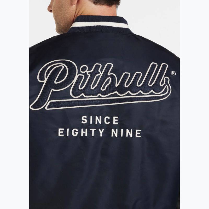 Kurtka męska Pitbull Seabridge Varsity dark navy 5