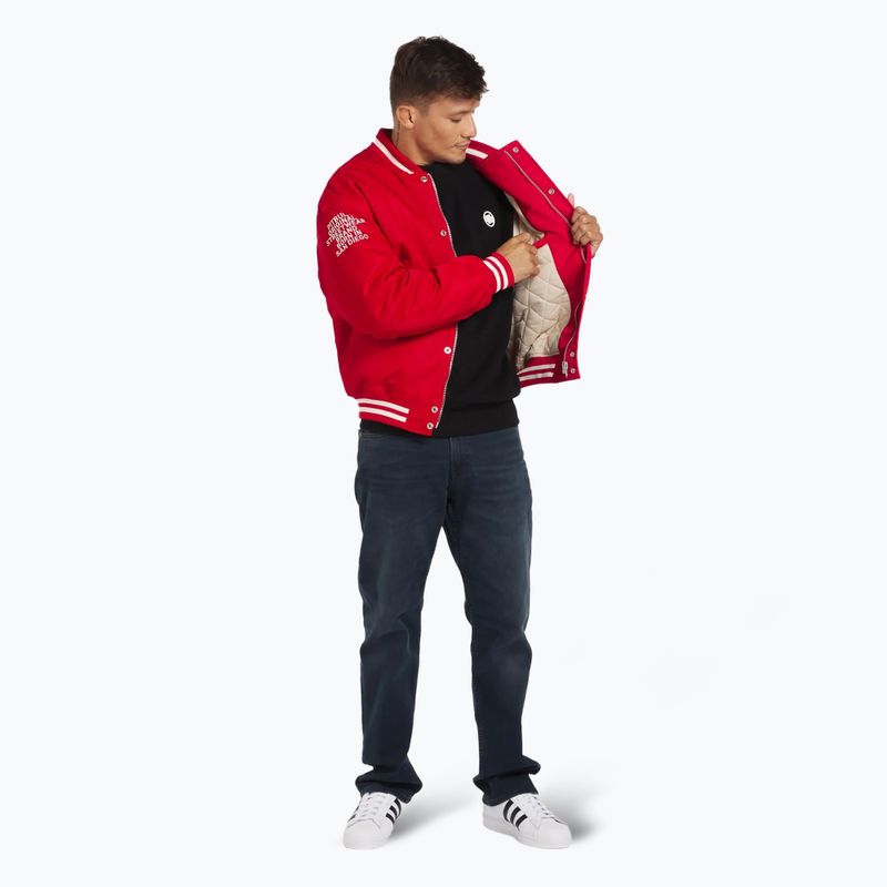 Kurtka męska Pitbull Seabridge Varsity red 5