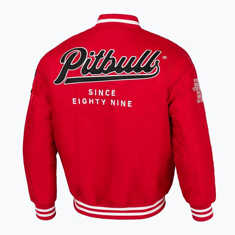 Kurtka męska Pitbull Seabridge Varsity red 7