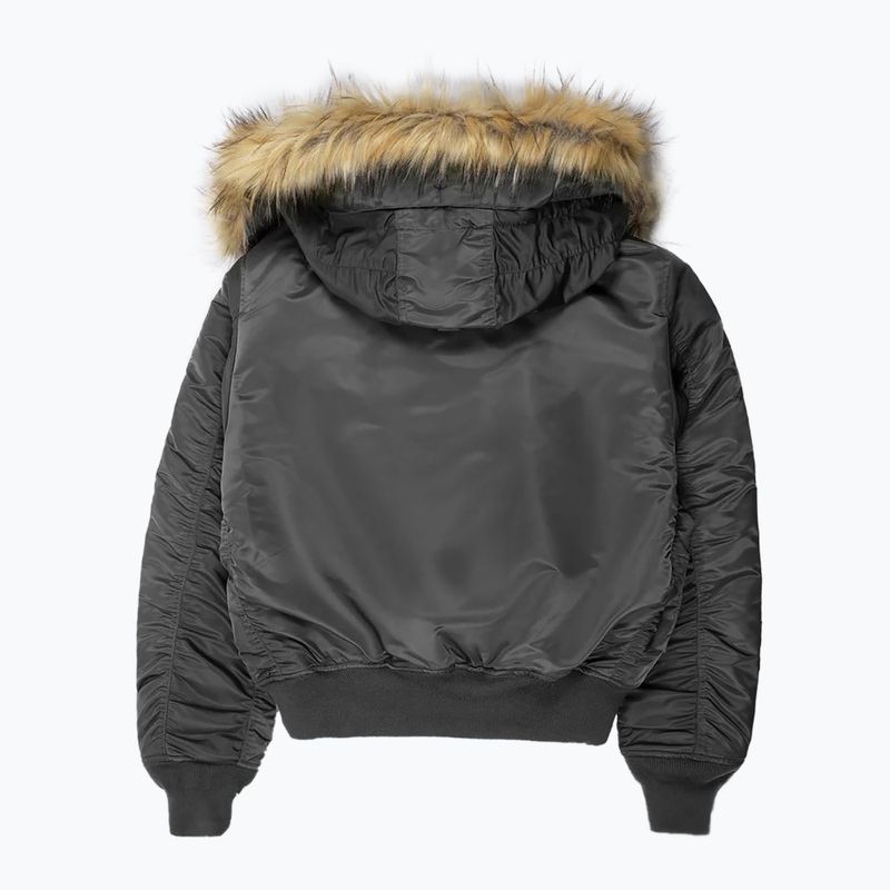 Kurtka zimowa męska Pitbull Harvest Hooded Bomber graphite 5