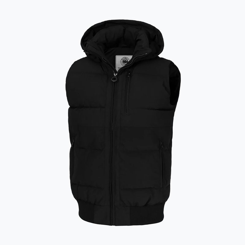 Bezrękawnik męski Pitbull Patton Quilted Hooded black 5