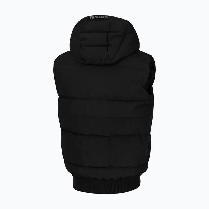 Bezrękawnik męski Pitbull Patton Quilted Hooded black 7