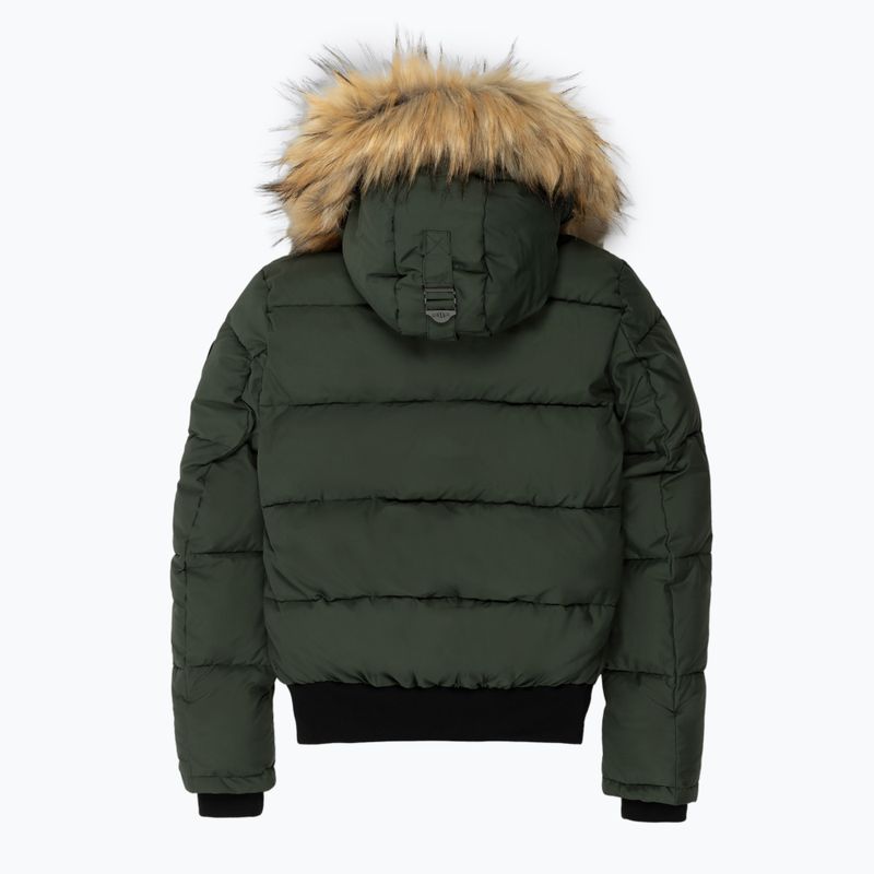 Kurtka zimowa damska Pitbull Azalea Quilted Hooded olive 2