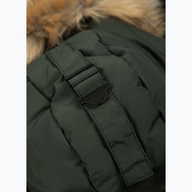 Kurtka zimowa damska Pitbull Azalea Quilted Hooded olive 5