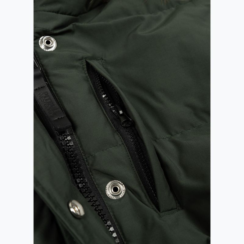 Kurtka zimowa damska Pitbull Azalea Quilted Hooded olive 6