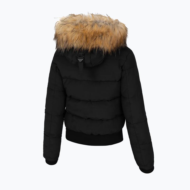 Kurtka zimowa damska Pitbull Azalea Quilted Hooded black 8