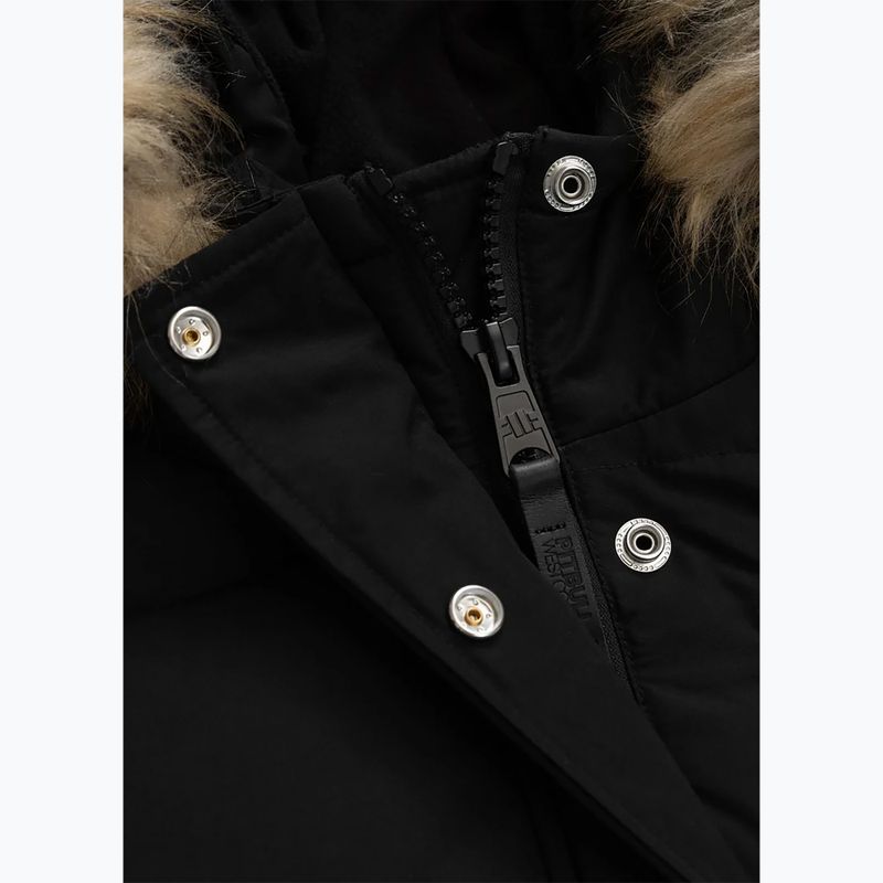 Kurtka zimowa damska Pitbull Azalea Quilted Hooded black 9