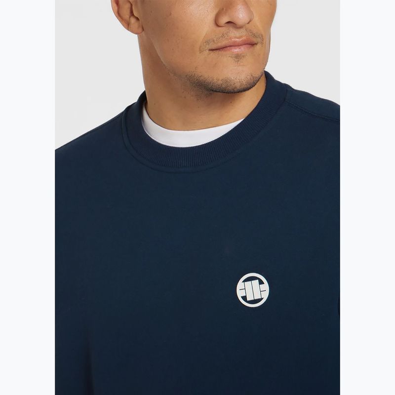 Bluza męska Pitbull Small Logo Crewneck navy 4