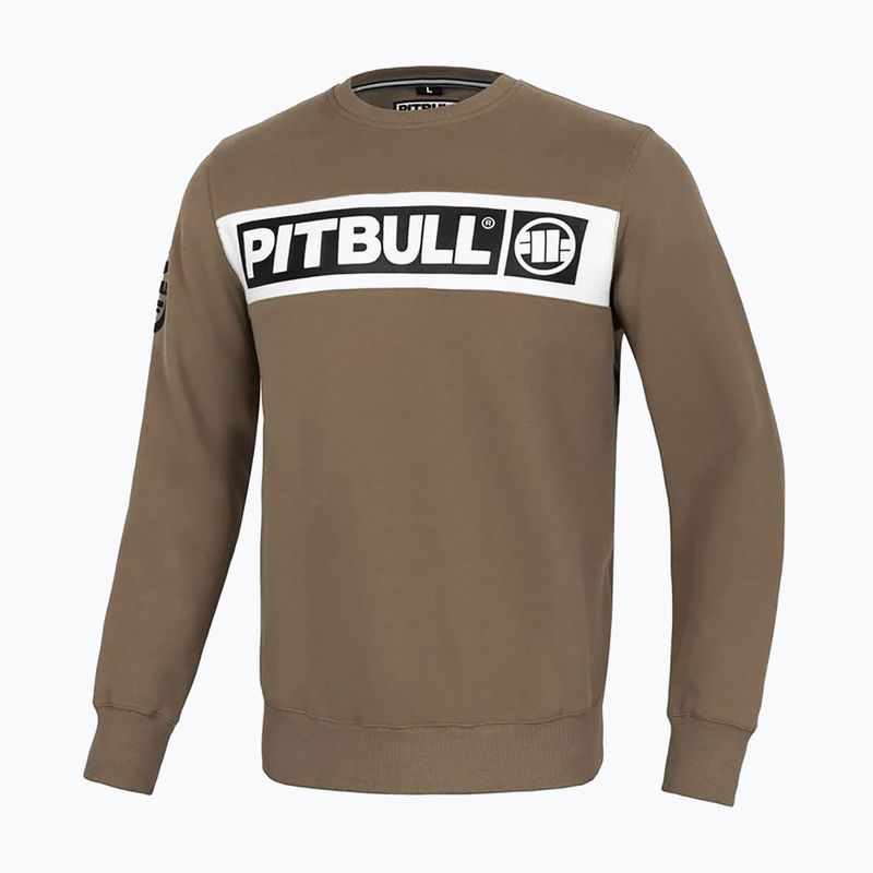 Bluza męska Pitbull Sherwood Crewneck brown 6