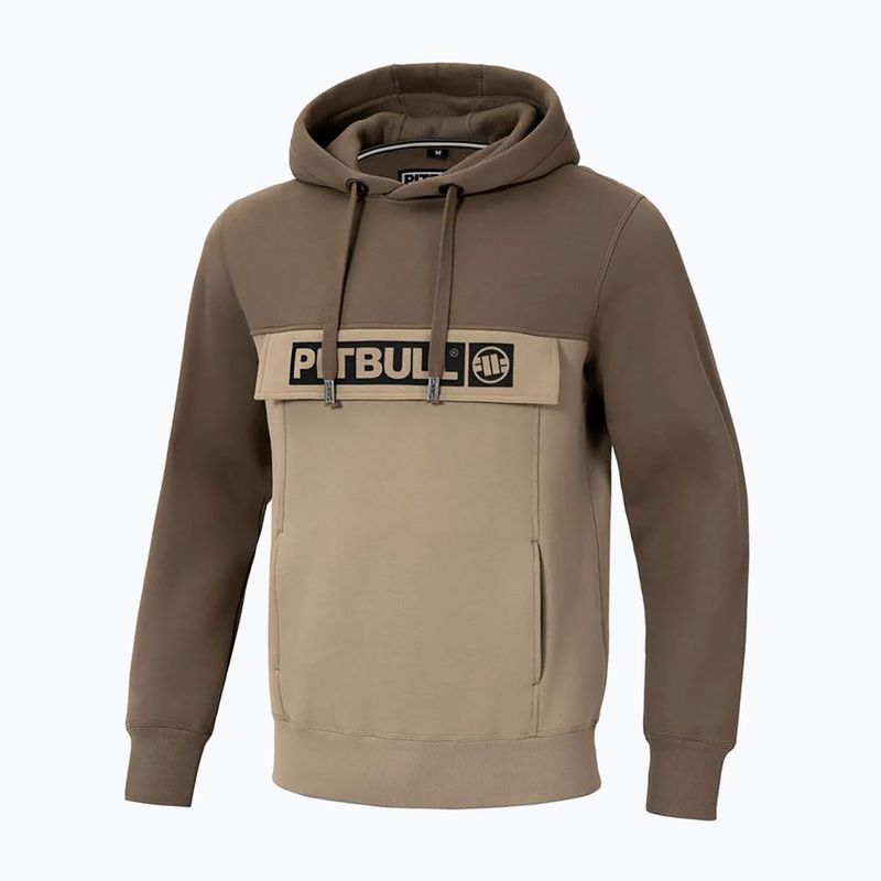 Bluza męska Pitbull Hilltop 2 Hooded brown/pale sand 5