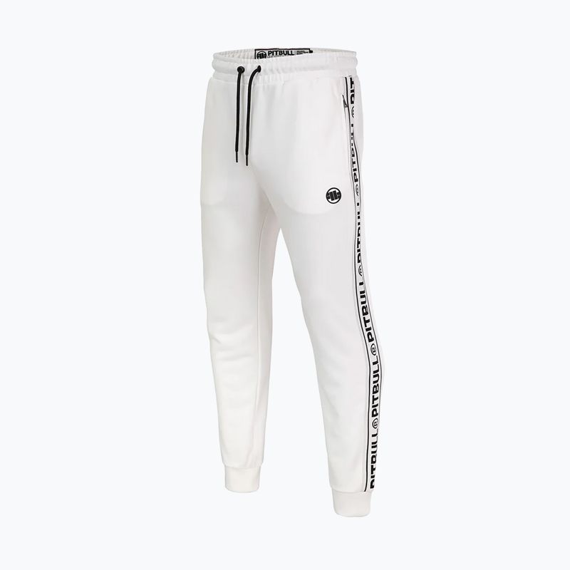 Spodnie męskie Pitbull Trackpants Tape Logo Terry Group off white 5