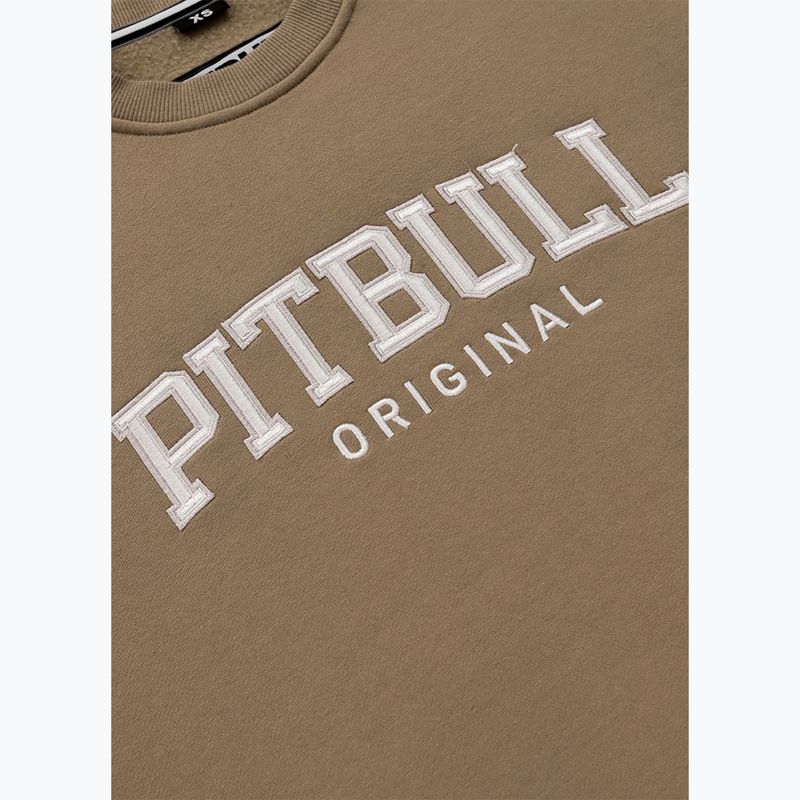 Bluza damska Pitbull Tyrian Crewneck coyote brown 3