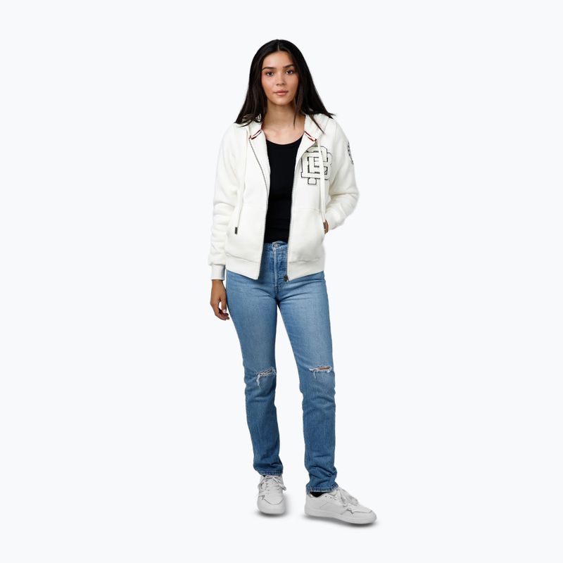 Bluza damska Pitbull Sherpa Ruffina Hooded Zip off white 2