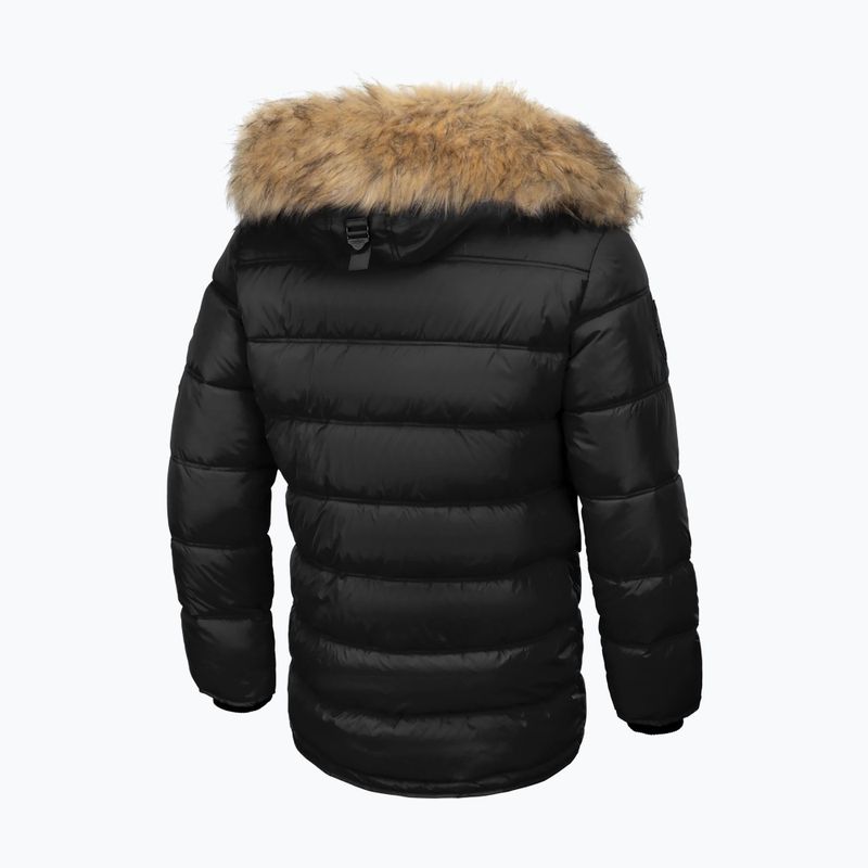 Kurtka zimowa męska Pitbull Kingston 2 Parka black 6