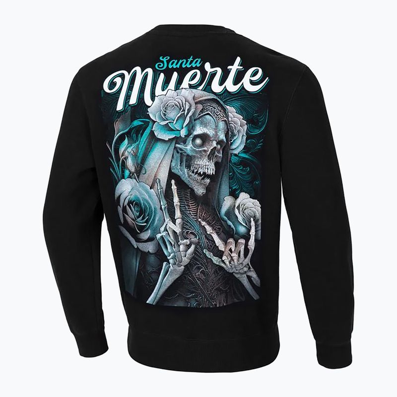 Bluza męska Pitbull Crewneck Santa Muerte black 2