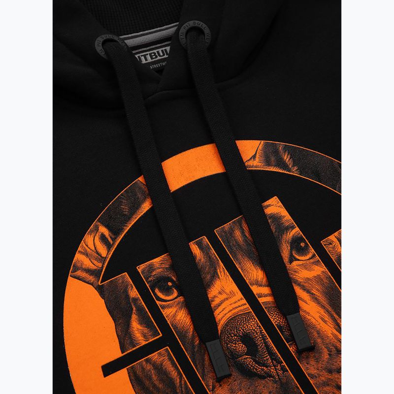 Bluza męska Pitbull Hooded Orange Dog 24 black 4