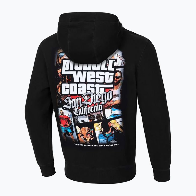 Bluza męska Pitbull Hooded Most Wanted black 2
