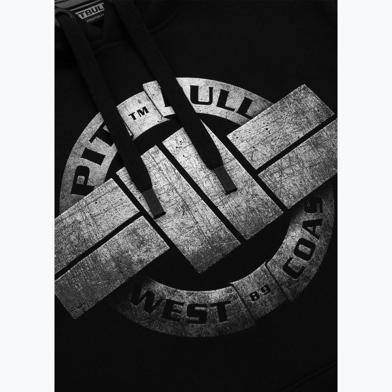 Bluza męska Pitbull Hooded Steel Logo X black 4