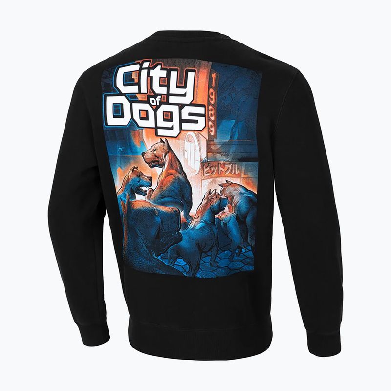 Bluza męska Pitbull Crewneck City Of Dogs black 2