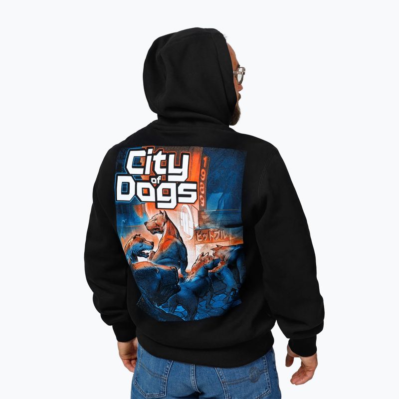 Bluza męska Pitbull Hooded City Of Dogs black 3