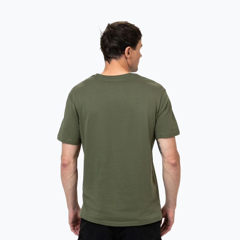 Koszulka męska Pitbull Small Logo olive 3