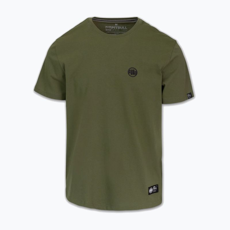Koszulka męska Pitbull Small Logo olive 4