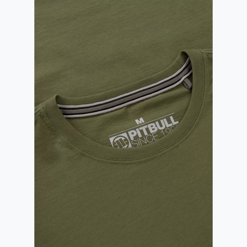 Koszulka męska Pitbull Small Logo olive 6