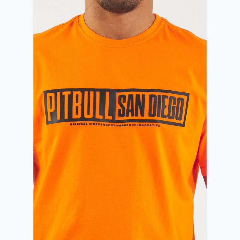 Koszulka męska Pitbull Eighty Nine Dog orange 5