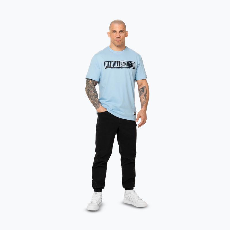 Koszulka męska Pitbull Eighty Nine Dog light blue 2