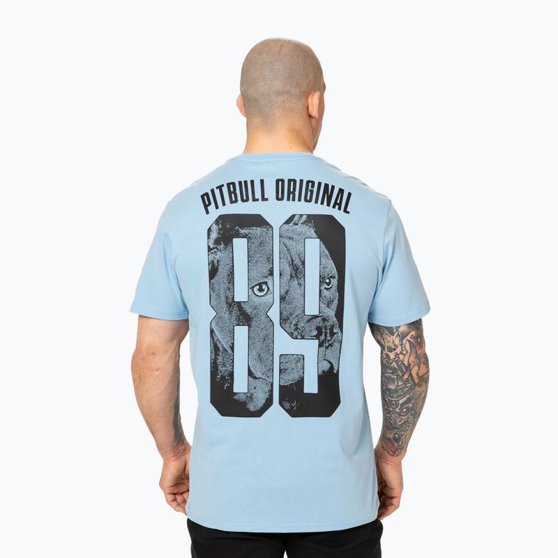 Koszulka męska Pitbull Eighty Nine Dog light blue 3