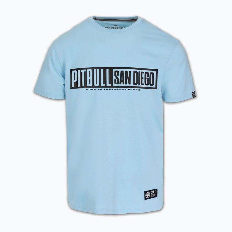 Koszulka męska Pitbull Eighty Nine Dog light blue