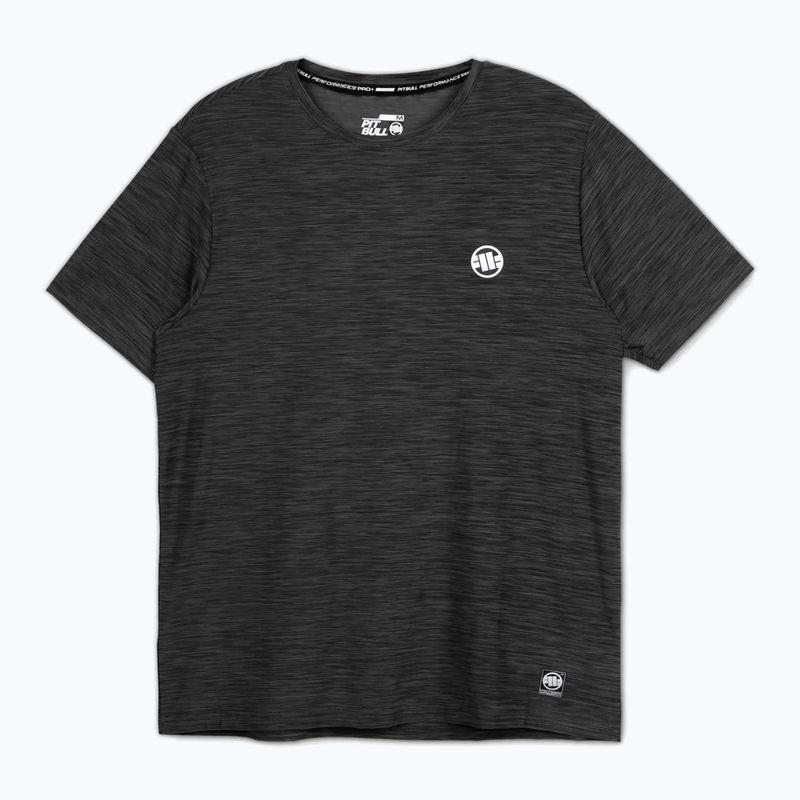 Koszulka męska Pitbull Small Logo Casual Sport black melange 4