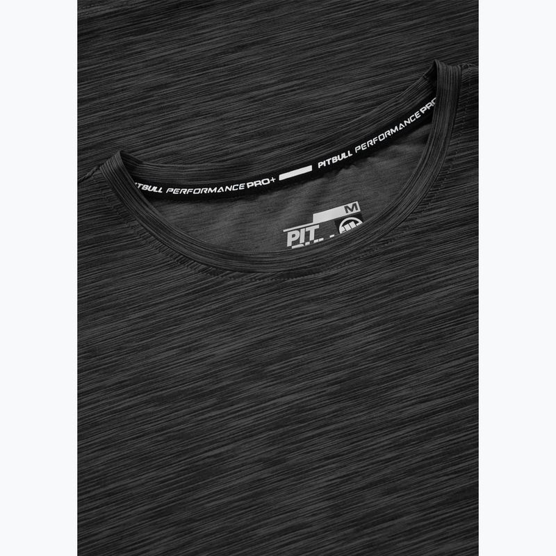 Koszulka męska Pitbull Small Logo Casual Sport black melange 6